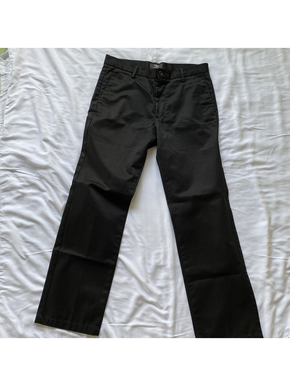 Dockers Men Pants Signature Jet Black Slim Fit Size 32 x 30